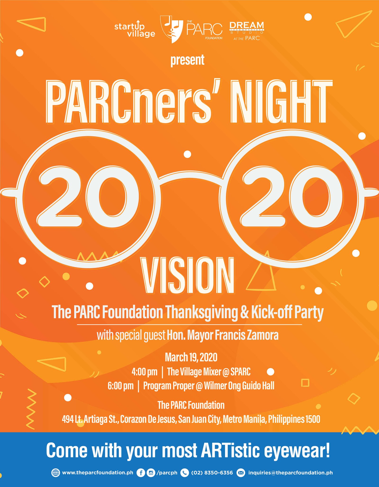 PARCners Night 2020 Vision
